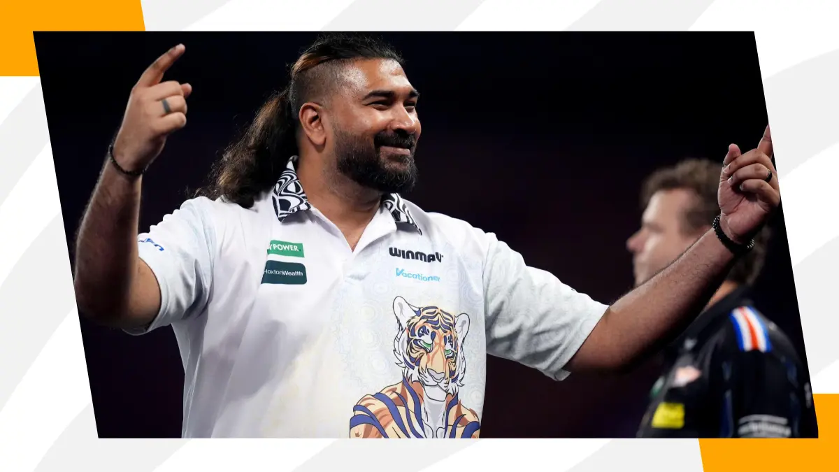 image 2026 PDC World Championships: Can Nitin Kumar continue historic Ally Pally run against Stephen Bunting?