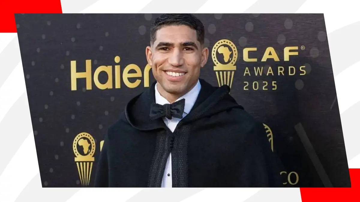 image CAF Awards 2025 results: PSG’s Achraf Hakimi crowned Player of the Year, Pyramids FC win Men’s Club of the Year