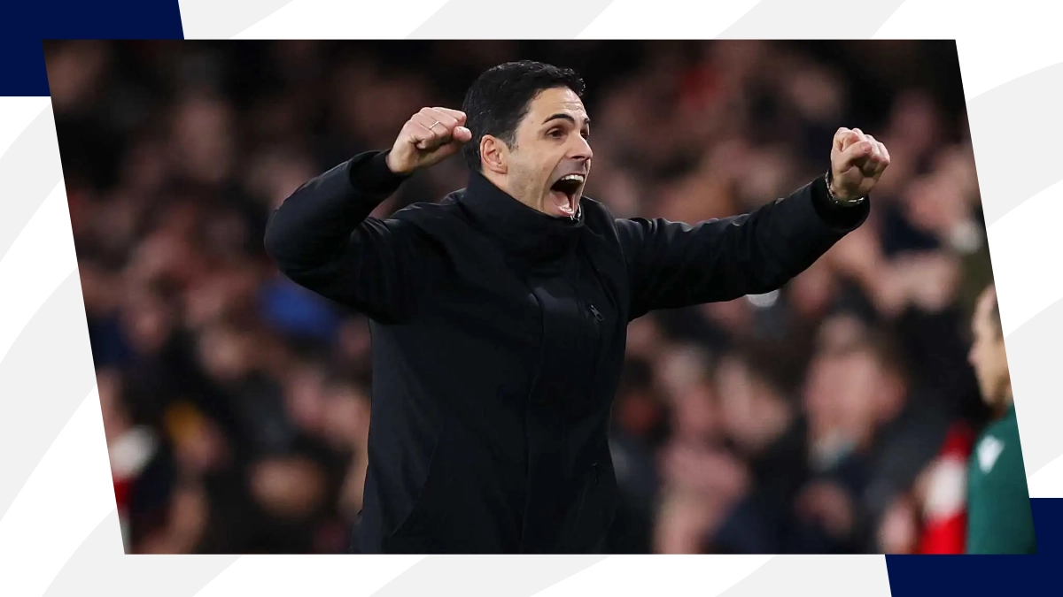 L'allenatore dell'Arsenal, Arteta
