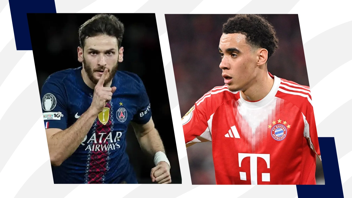 Kvaratskhelia y Musiala, dos de los protagonistas del PSG-Bayern de Múnich