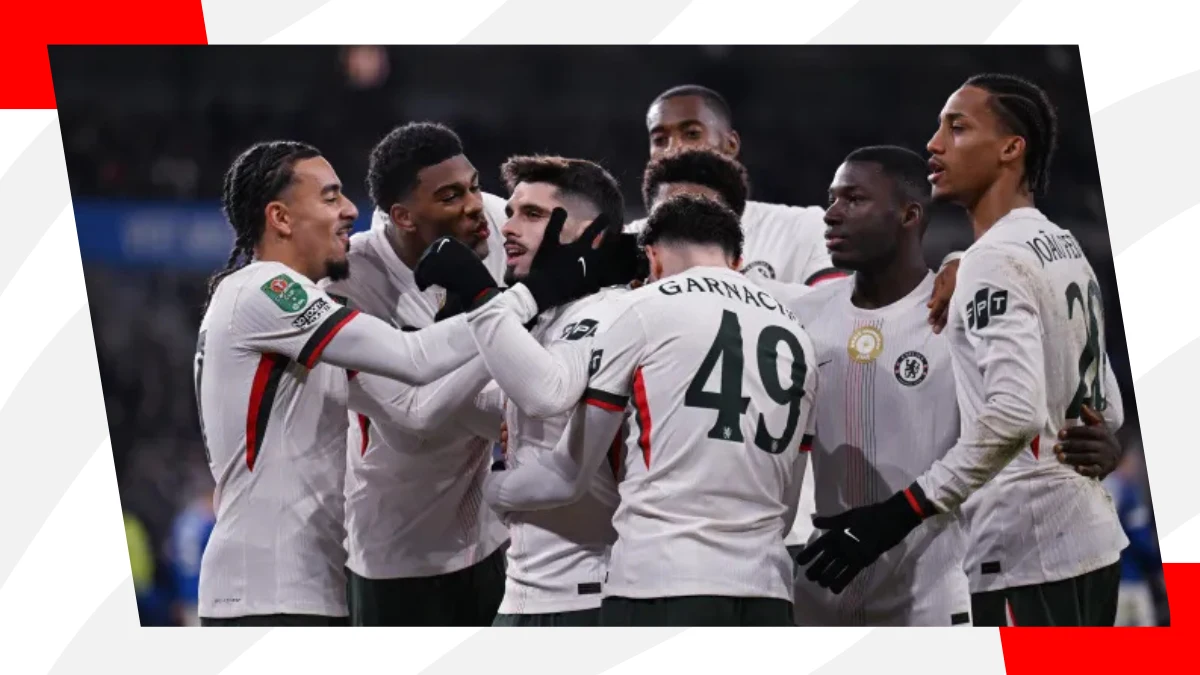 chelsea players celebrate