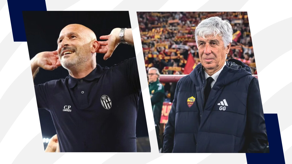 Italiano e Gasperini tecnici di Bologna e Roma