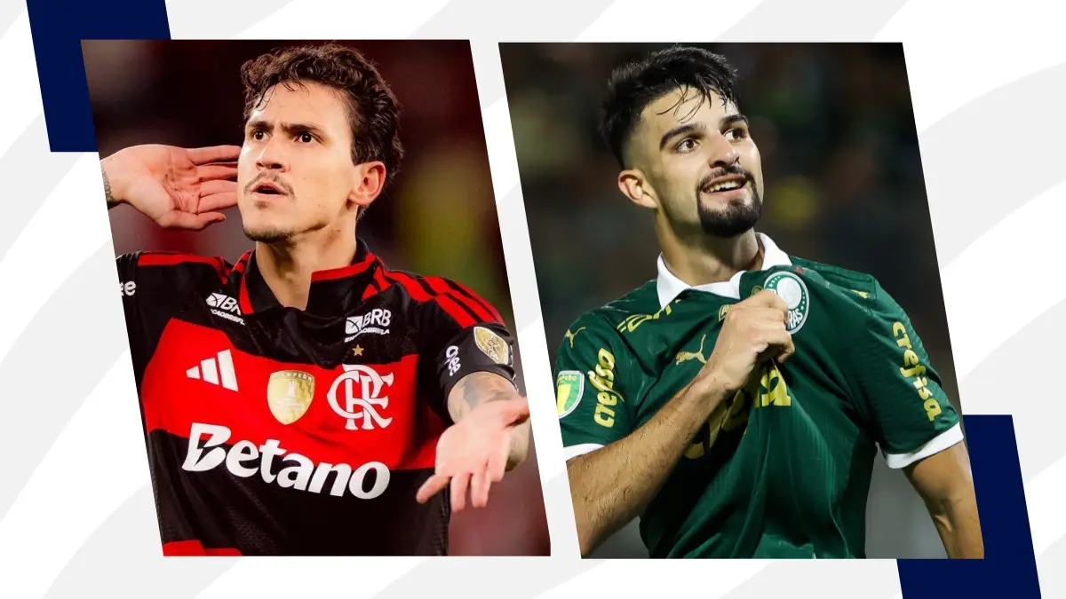 Flamengo e Palmeiras fazem duelo importante no Brasileirão