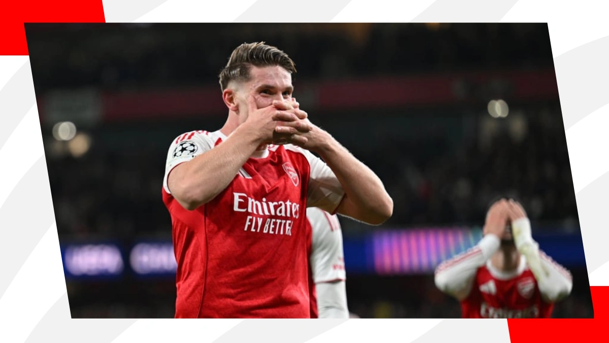 viktor gyokeres making signature celebration