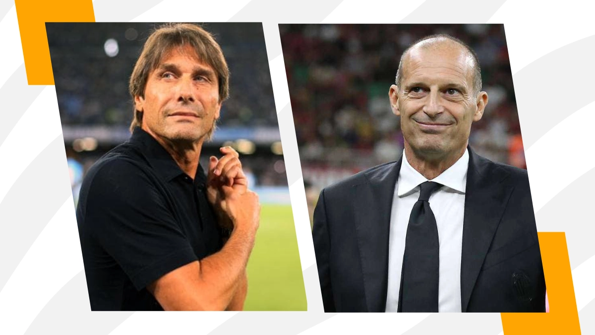 Conte e Allegri allenatori di Napoli e Milan