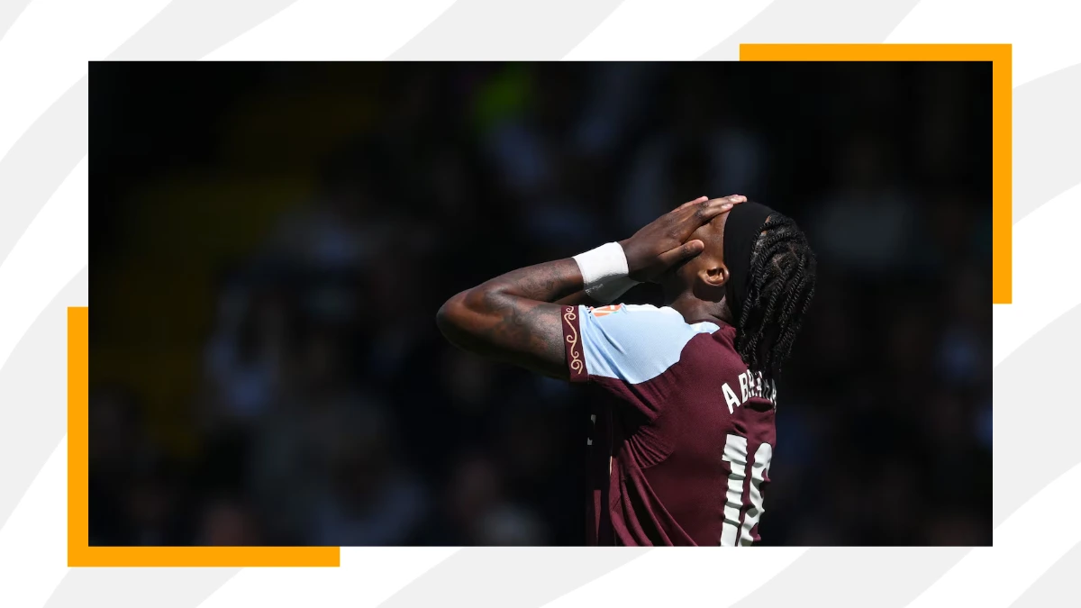 tammy abraham covering his face in disappointment