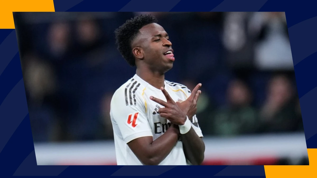 vinicius junior scores in a la liga match