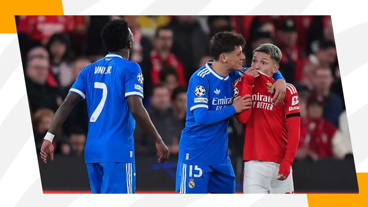 Vinícius Júnior e Gianluca Prestianni