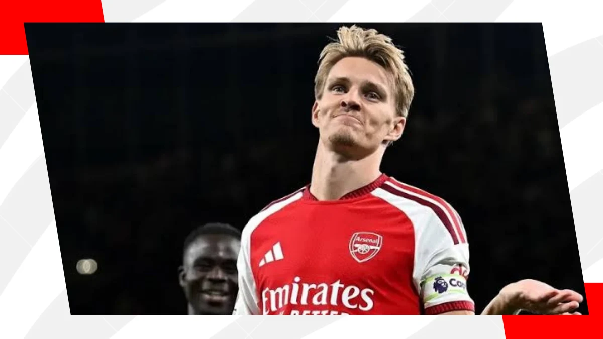 martin odegaard scores first premier league goal