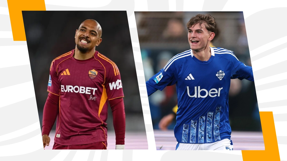 Malen e Nico Paz gli assi della Roma e del Como in Champions League