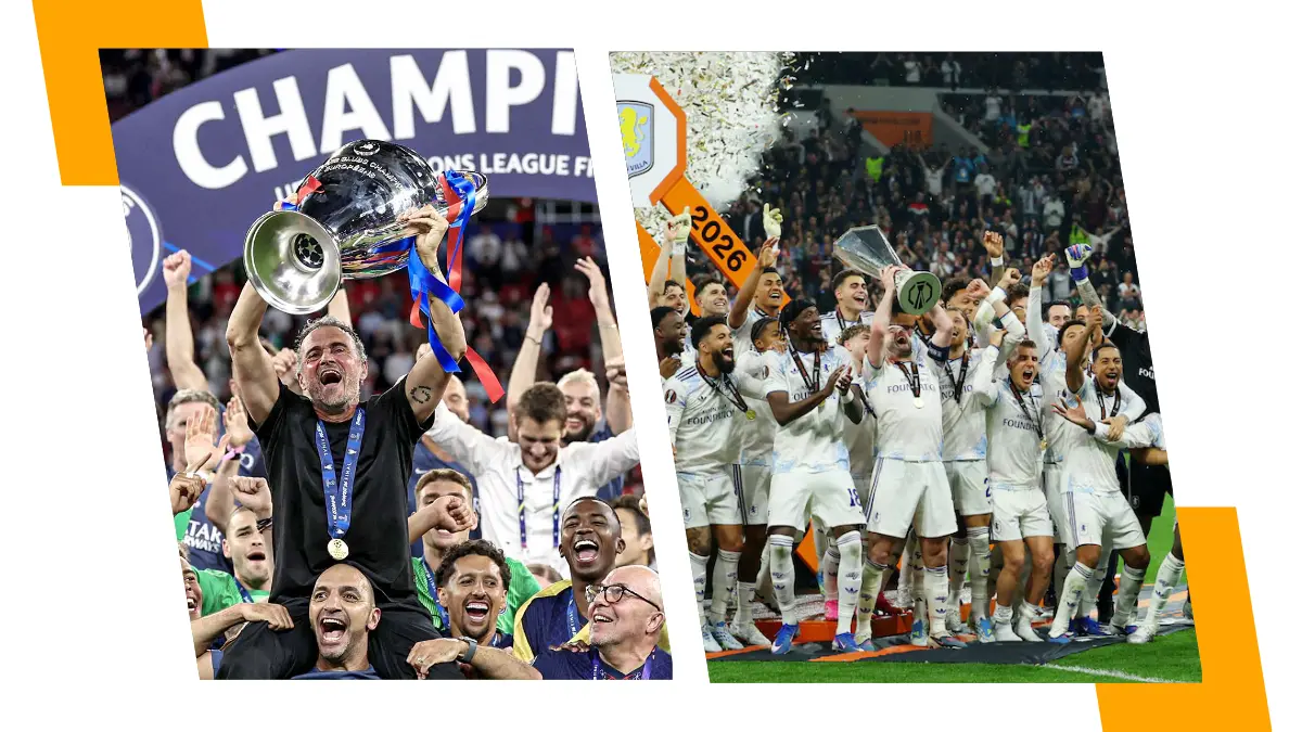 PSG e Aston Villa disputam Supertaça Europeia em Salzburg esta 4.ª feira