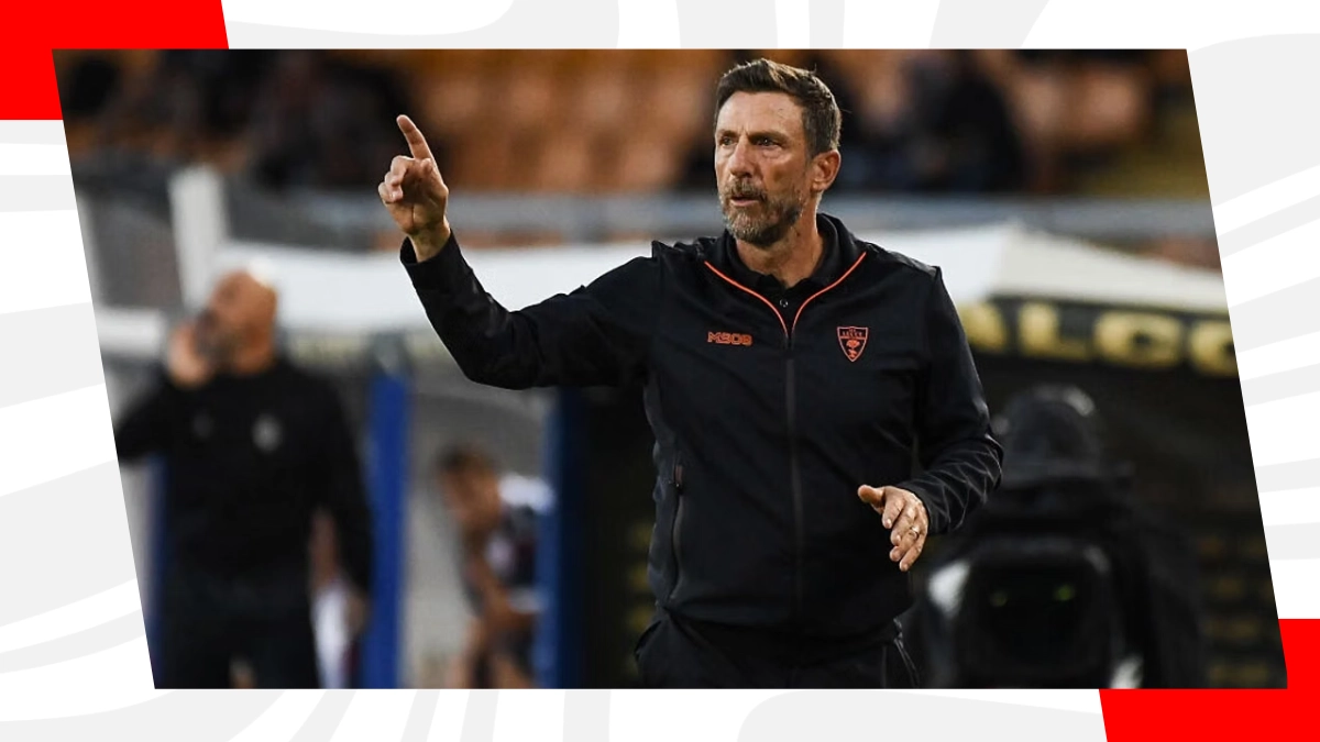 L'allenatore del Lecce Di Francesco