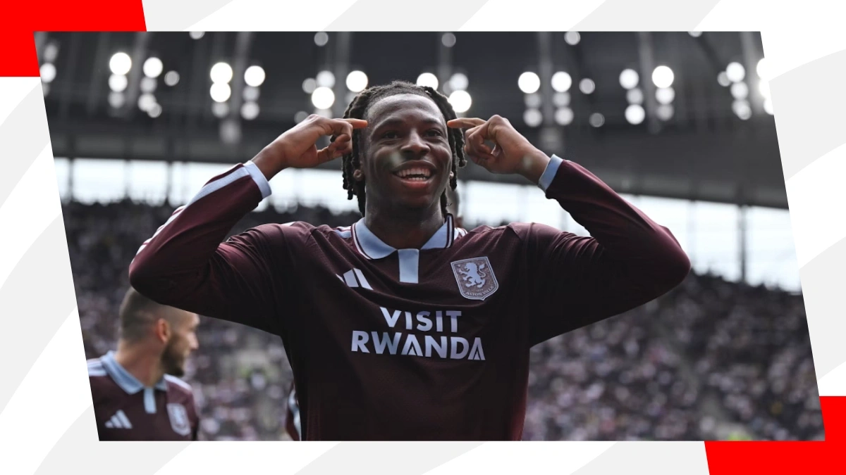 Aston Villa's Manzambi
