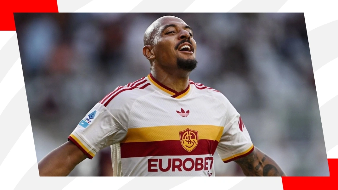Donyell Malen of Roma