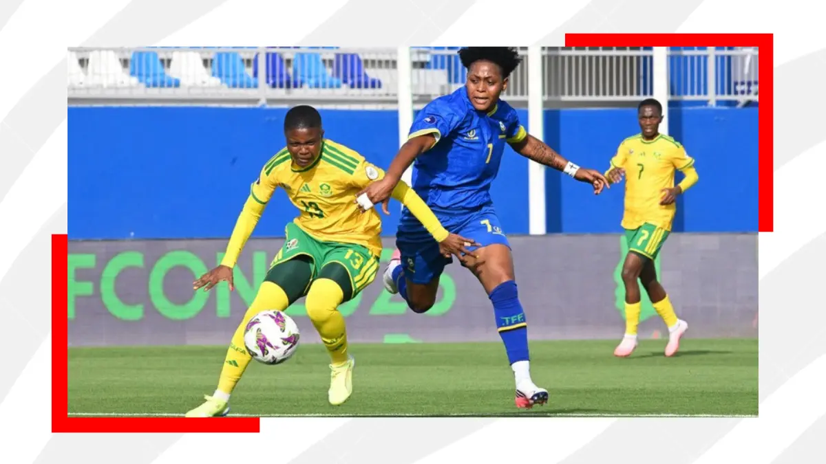 image Huge Upset! Tanzania Clinch Historic Victory Over South Africa in WAFCON Opener