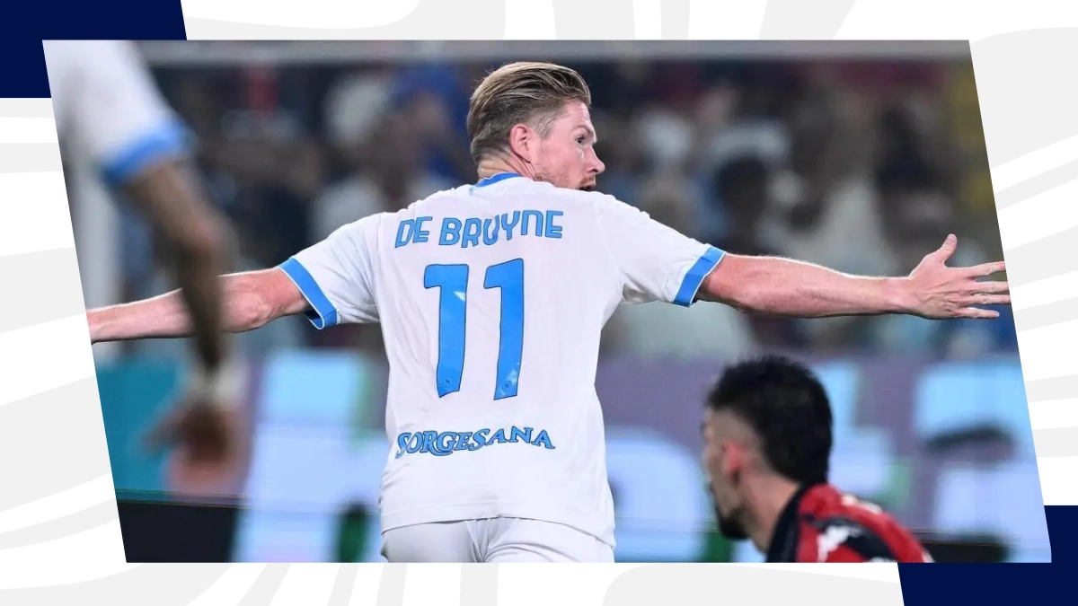 Kevin De Bruyne partirà titolare in Inter-Napoli