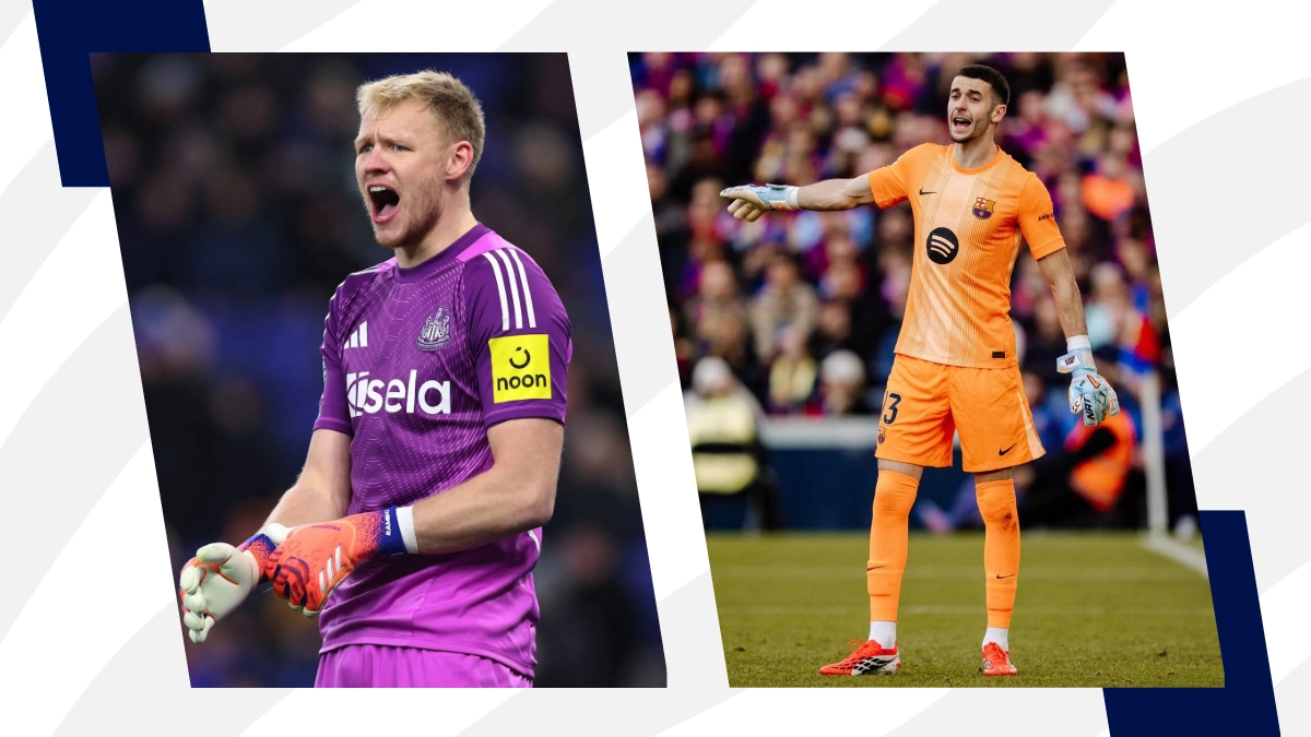 Duelo de arqueros entre Ramsdale y García en el Newcastle - Barcelona