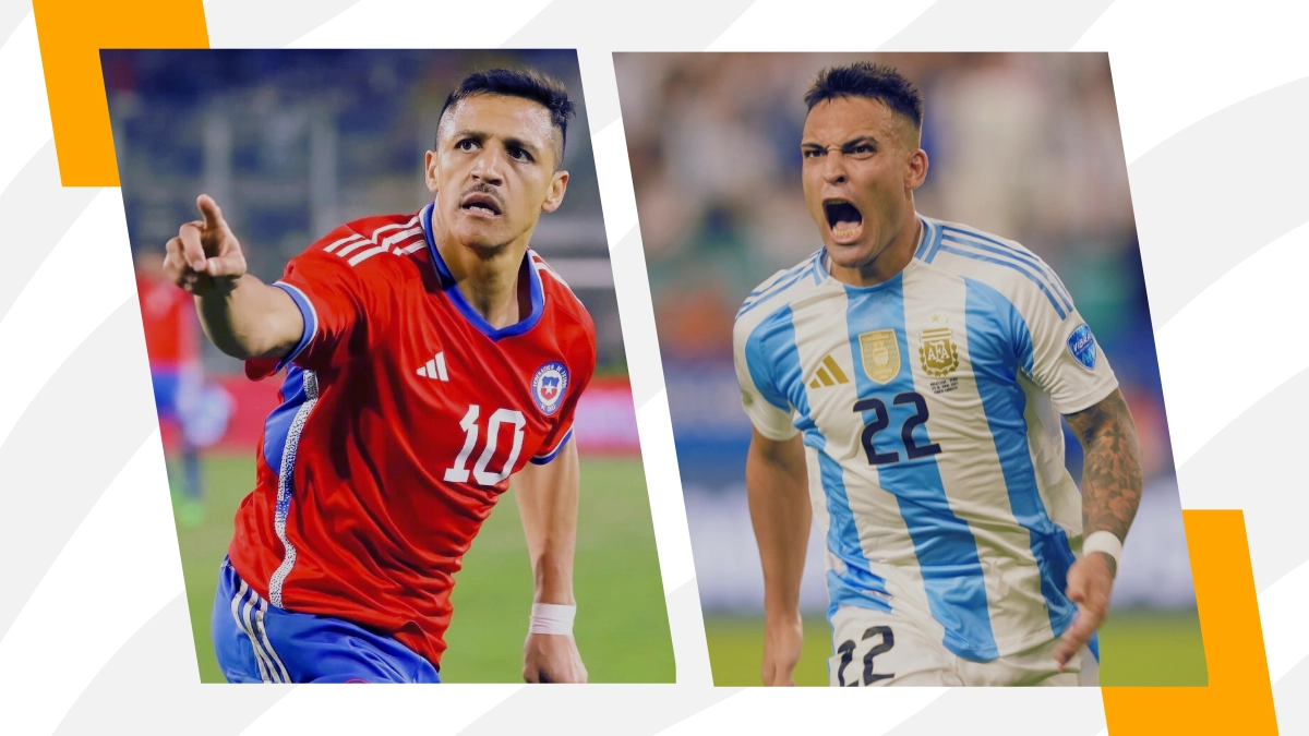 Enfrentamiento de atacantes Chile vs Argentina