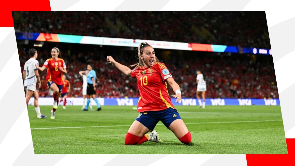 athenea del castillo celebrating after scoring
