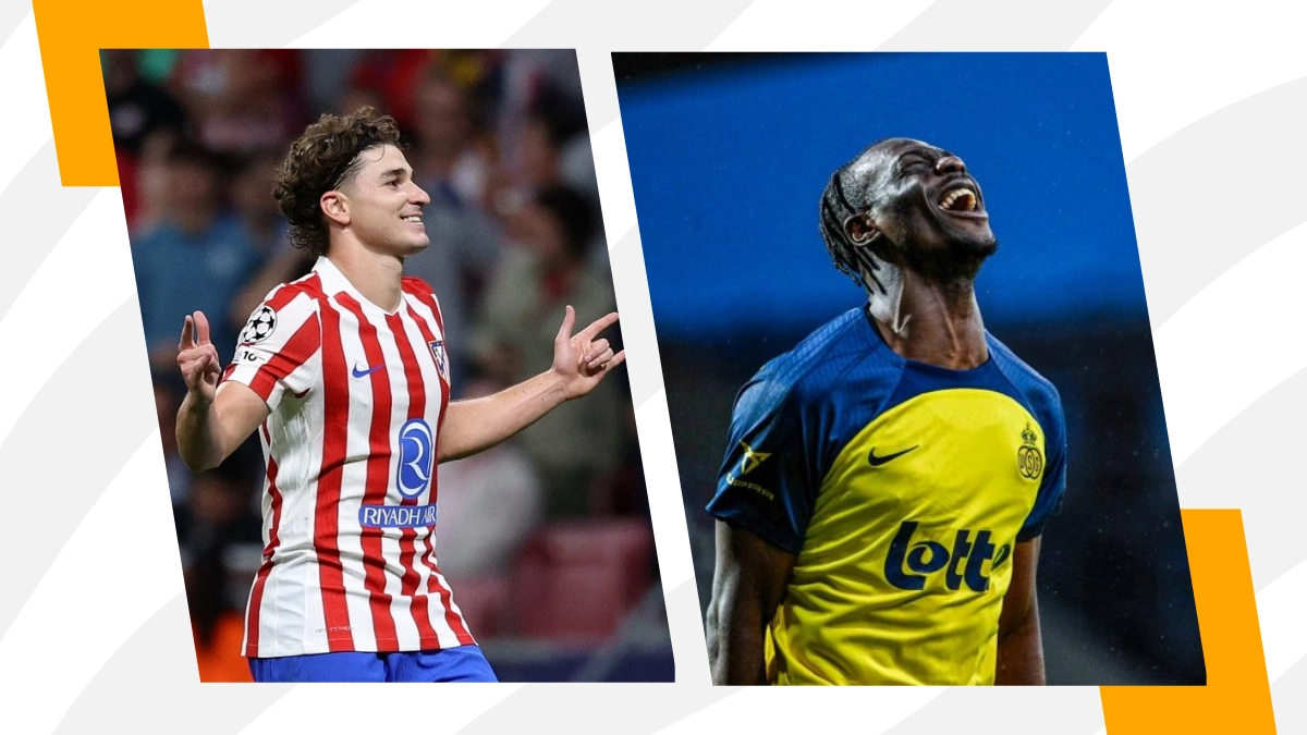 Atlético Madrid - Union Sint-Gillis - Julian Alvarez & Promise David