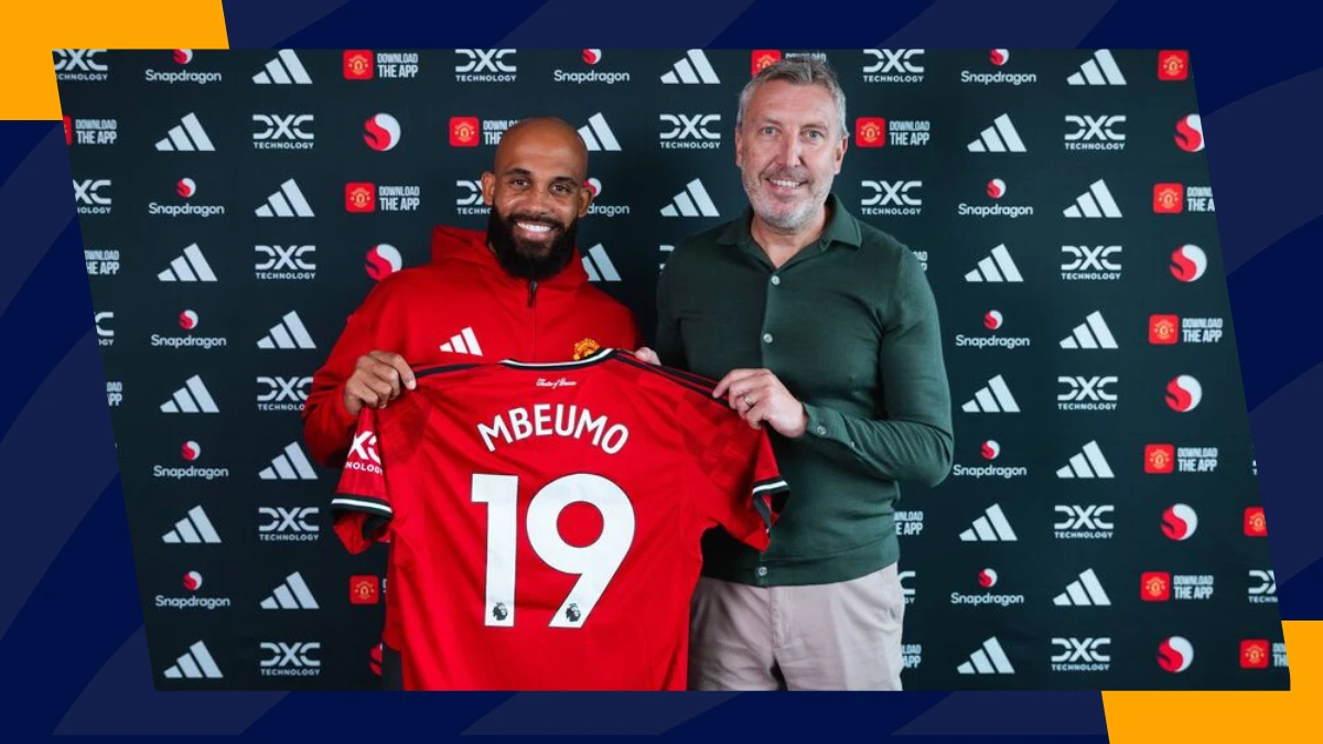 bryan mbeumo in man united jersey