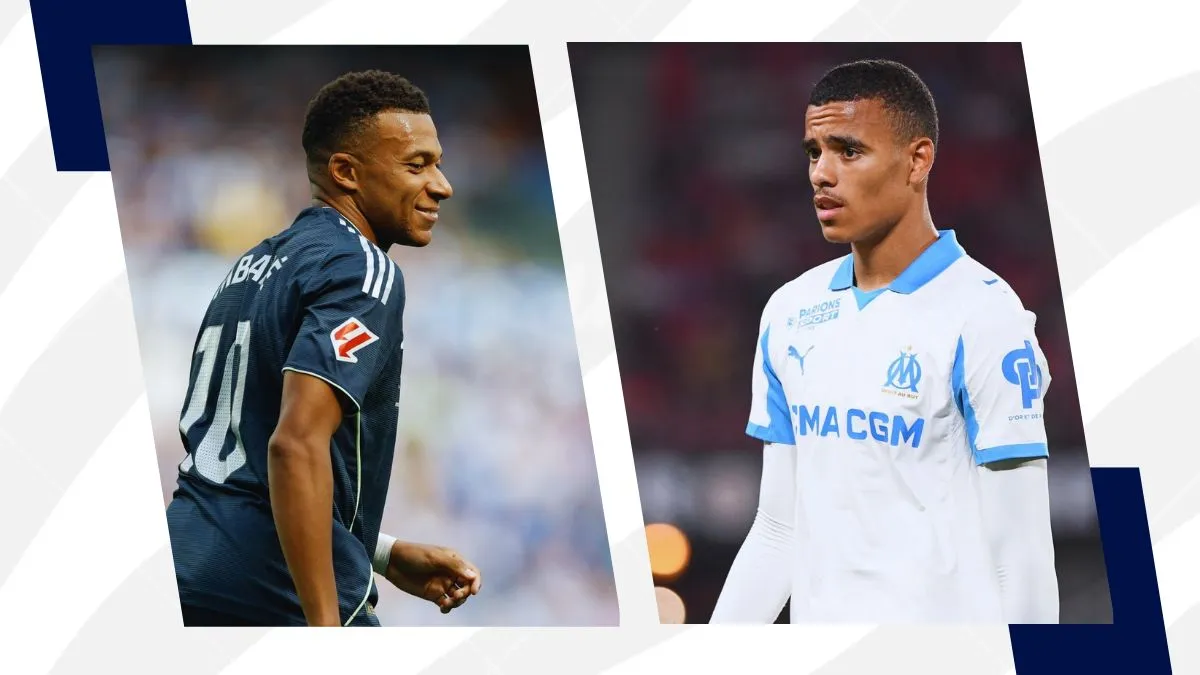 Real Madrid: Kylian Mbappe & Marseille: Mason Greenwood