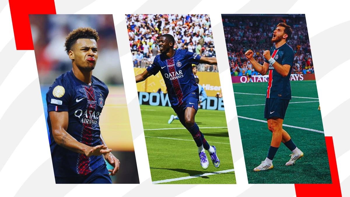 El tridente de ataque del PSG
