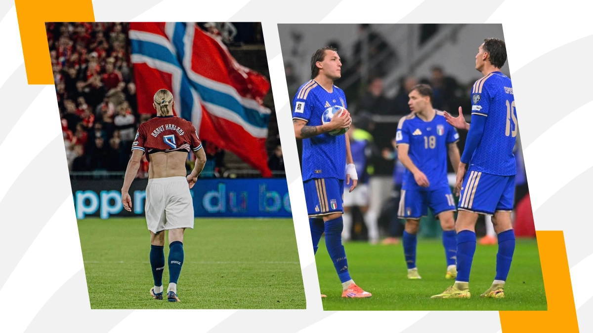 Haaland goleador de la eliminatoria e Italia a la repesca