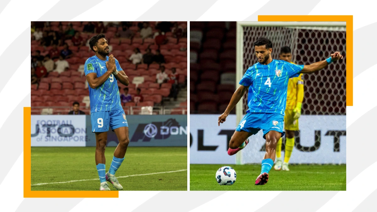 image Football: Rahim Ali Salvages Point for India in AFC Asian Cup 2027 Qualifier Against Singapore