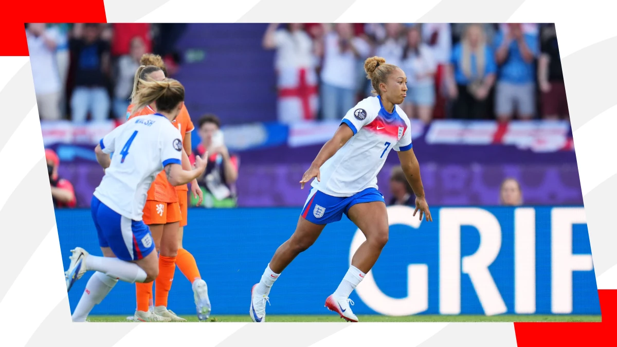 lauren james celebrating after scoring