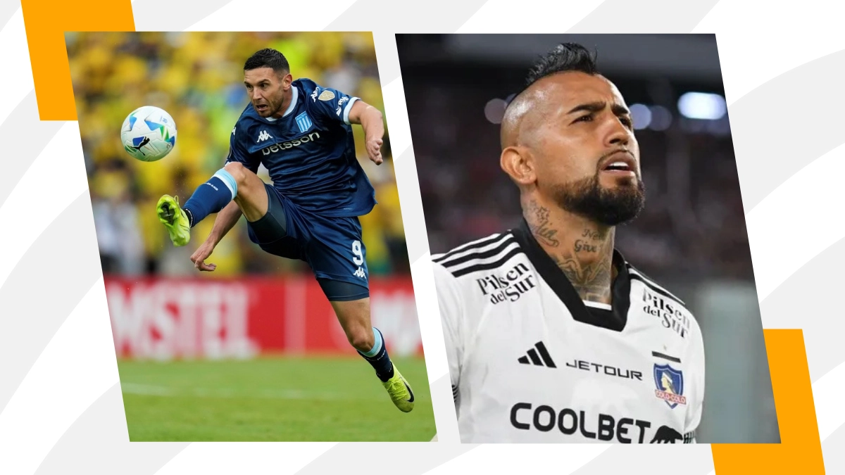 Choque de figuras entre Racing y Colo Colo
