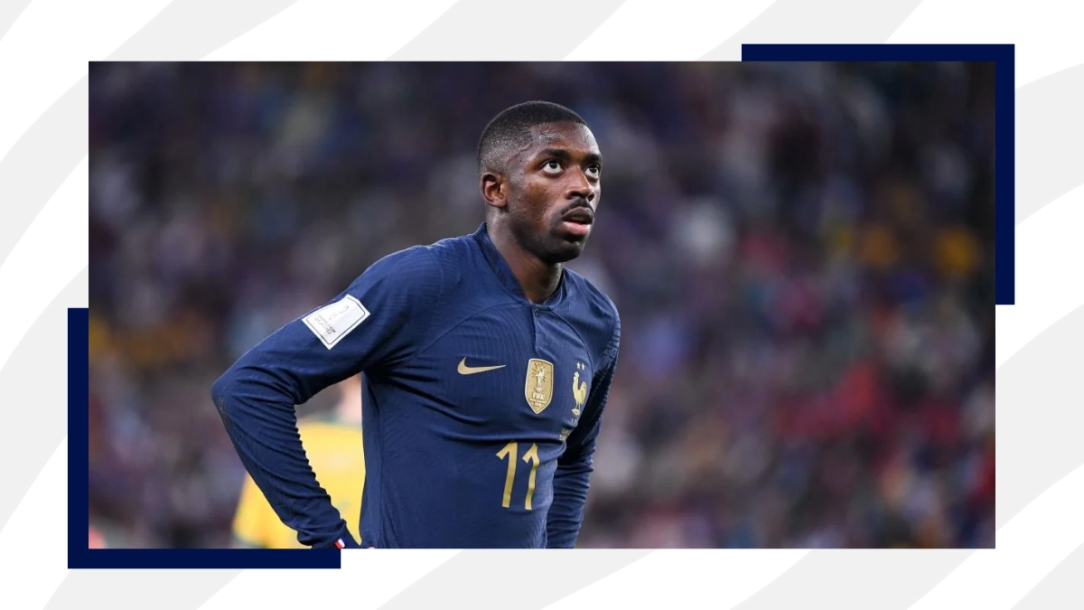 Kroatië - Frankrijk: Ousmane Dembele scoort