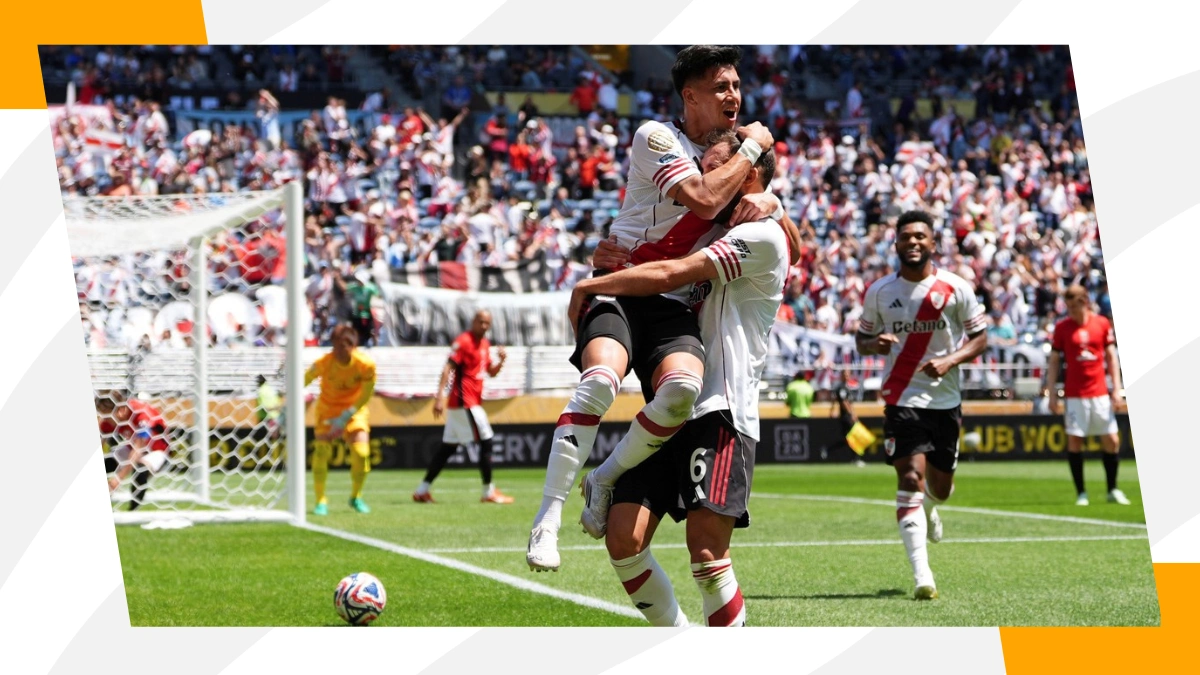 River festejando al triunfo ante Urawa