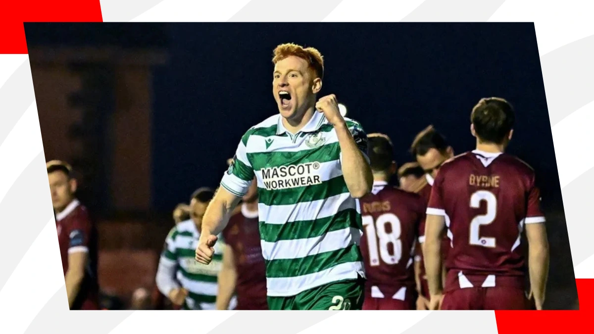 rory gaffney celebrating