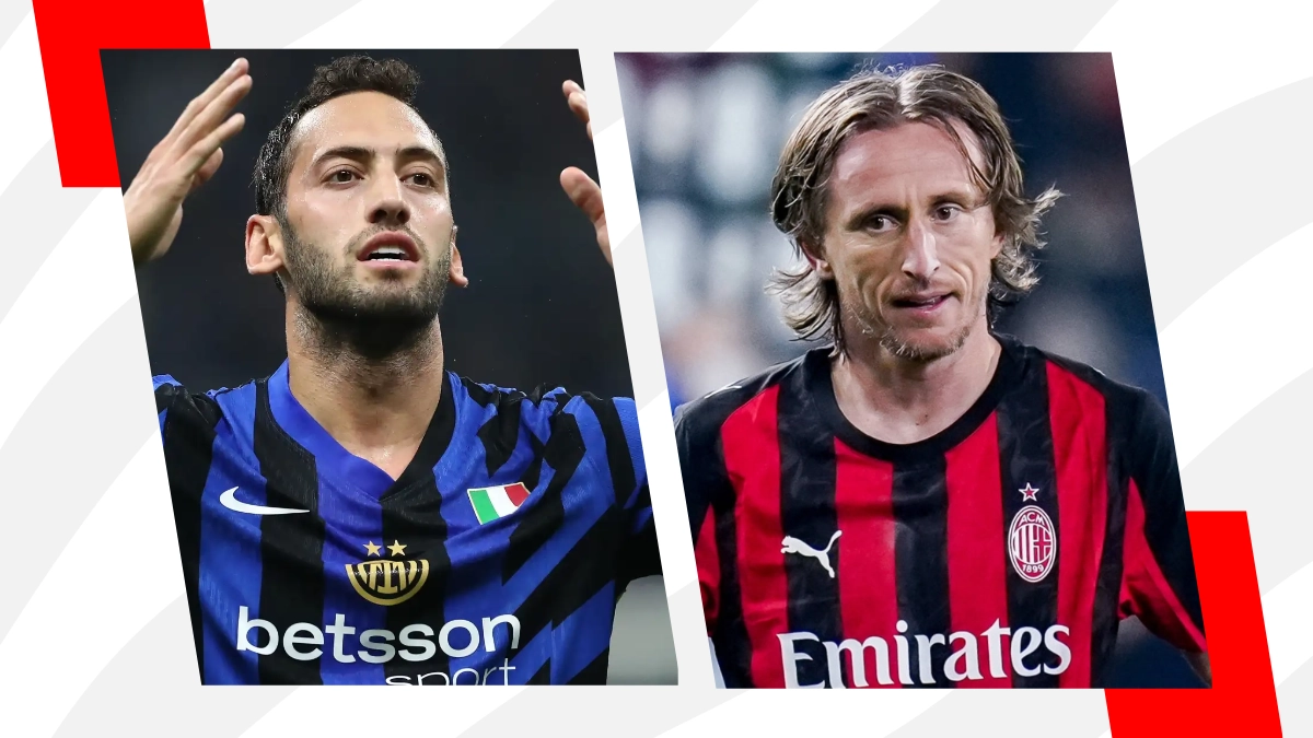 Calhanoglu e Modric fari di Inter e Milan