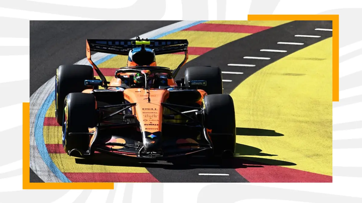 image Lando Norris larga na frente da estreia do Madring