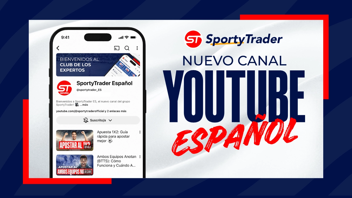 image ¡Descubre el nuevo canal de YouTube de SportyTrader dedicado 100 % a las apuestas deportivas en español!