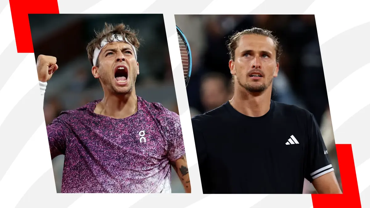 image Flavio Cobolli e Alexander Zverev fazem a final de Roland Garros 2026