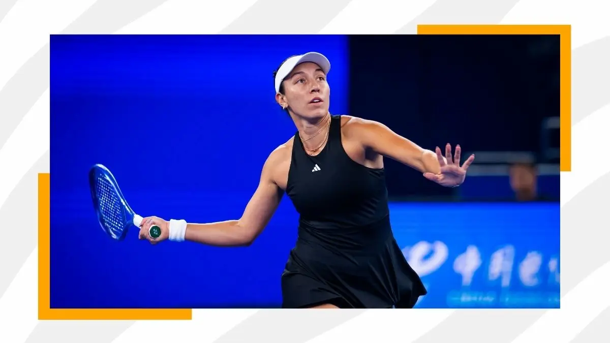 Jessica Pegula playing tennis