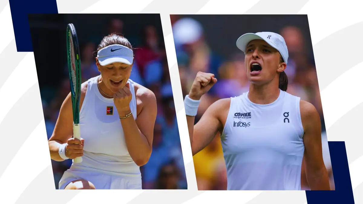 Surpresa na final feminina de Wimbledon, que tem Anisimova e Swiatek