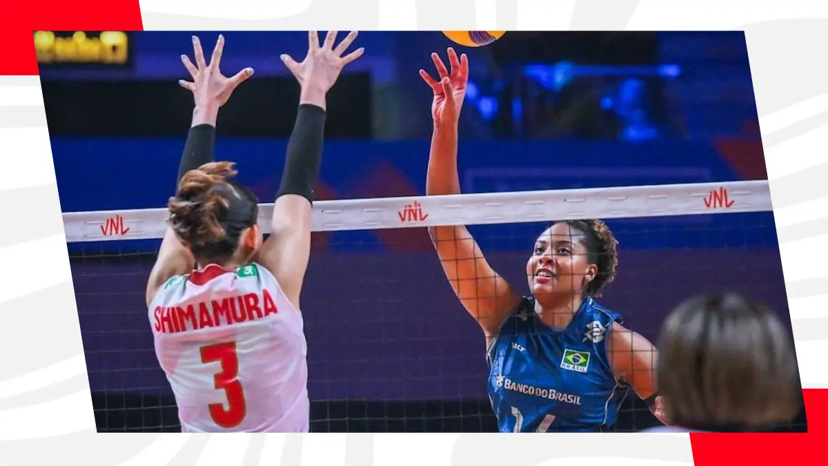 Semifinal da VNL Feminina 2026 tem Brasil x Itália