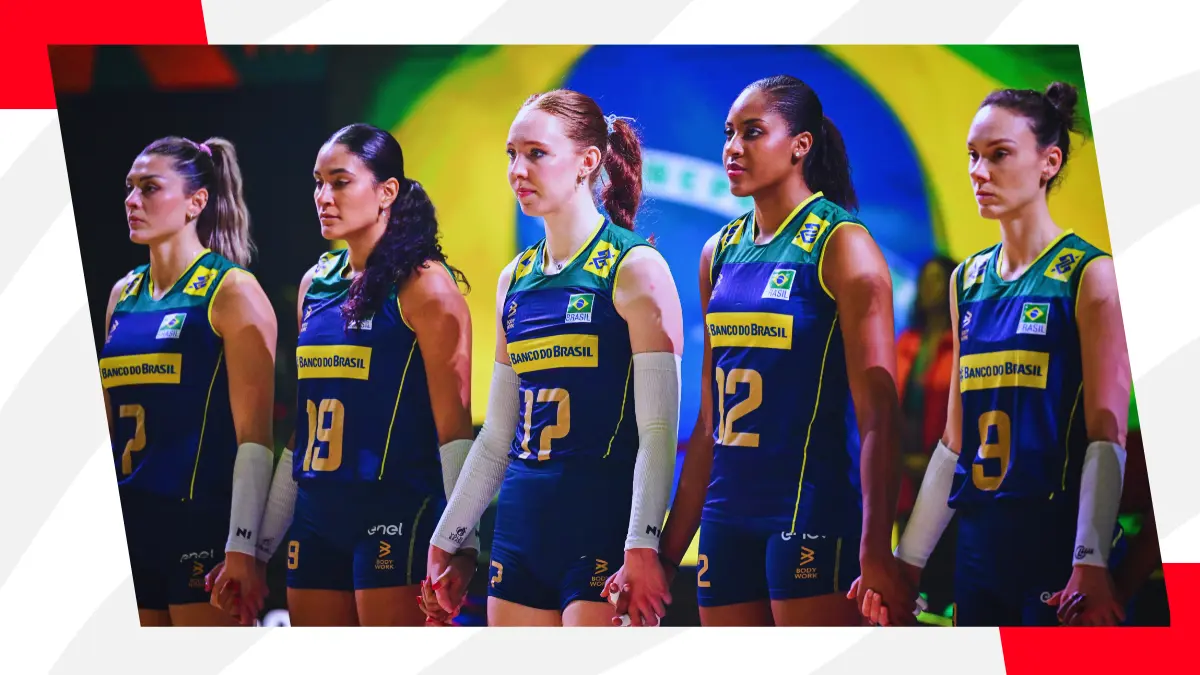 image Vôlei: Brasil enfrenta Alemanha nas quartas de final da Liga das Nações
